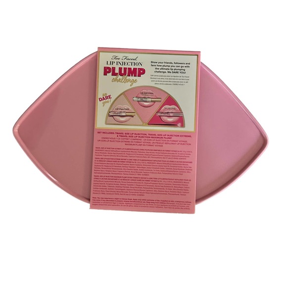 TOO FACED LIP INJECTION PLUMP CHALLENGE SET NEW IN BOX - Picture 2 of 2